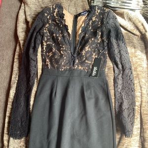 New w/ tags lulu’s black lace dress